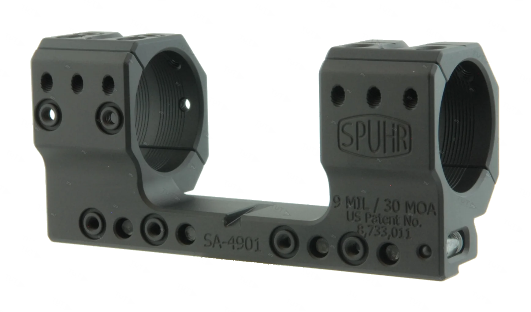 Тактический кронштейн SPUHR D34мм для установки на 12mm (Accuracy), H35мм, наклон 9MIL/ 30.9MOA (SA-