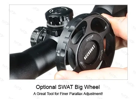 Оптический прицел Leapers Accushot Tactical 10x44, 30мм, AO, MilDot, подсв., кольца на Weaver/Picati