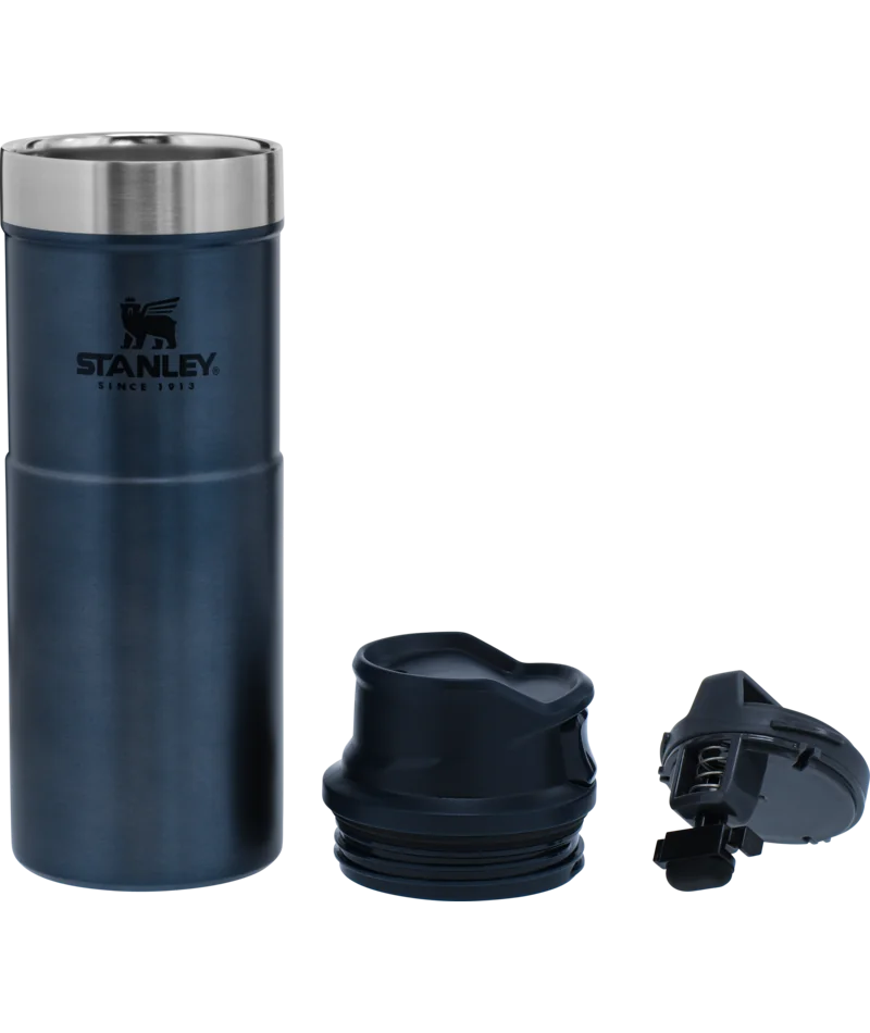 Термокружка STANLEY Classic Trigger Action 0,47L One hand 2.0 Синяя
