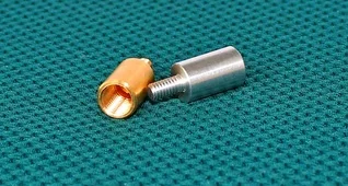 Переходник ЧИСТОGUN - латунь, папа/мама, резьба дюйм.8/32 на 5/16х27к шомп.Dewey,Tipton,Stil Crin,по