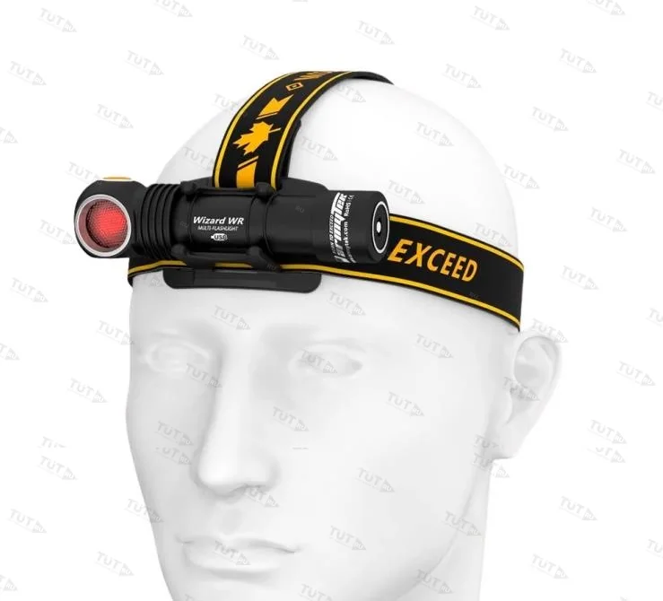 Налобный фонарь ARMYTEK WIZARD WR MAGNET USB+18650 (Холодный)