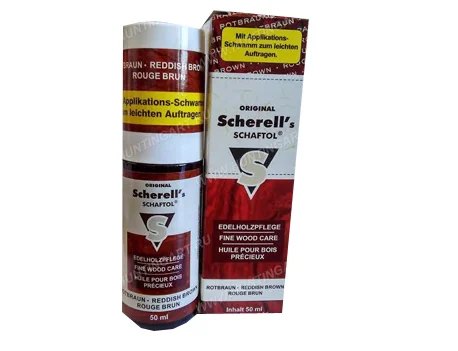 Средство для обработки дерева Scherell Schaftol 50мл (красно-бурое)