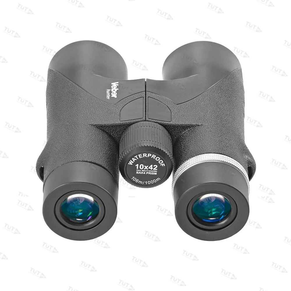 Бинокль 10x42 Veber Hunter (черный)