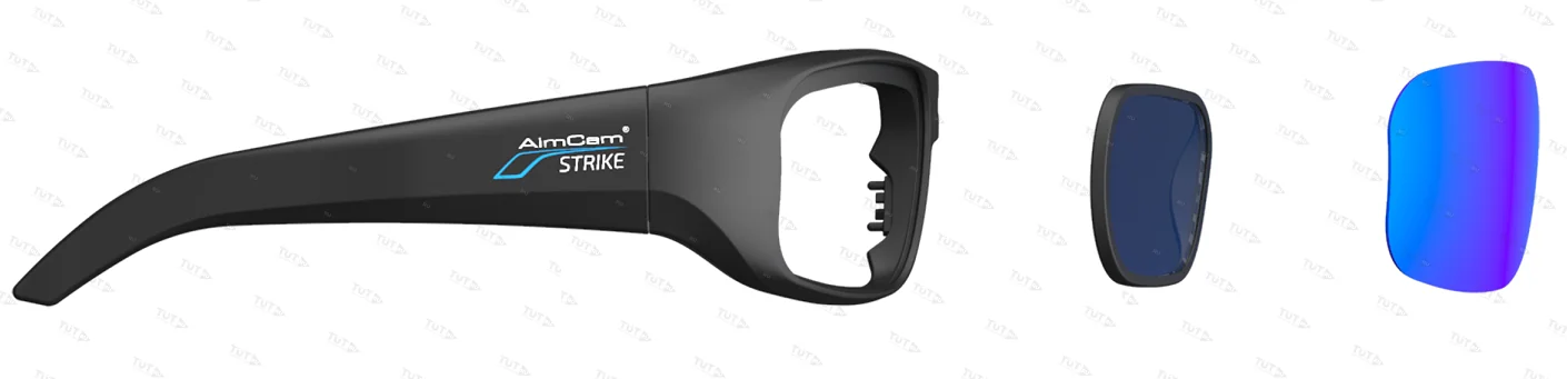 Очки с камерой AimCam Strike Fully Loaded Kit (Black, 64GB)
