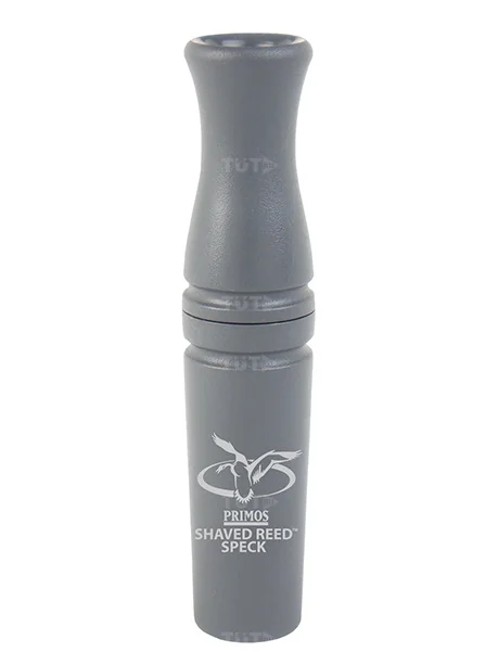 Манок PRIMOS SHAVED REED SPECK на белолобого гуся , материал - пластик, цвет - серый, 85гр.