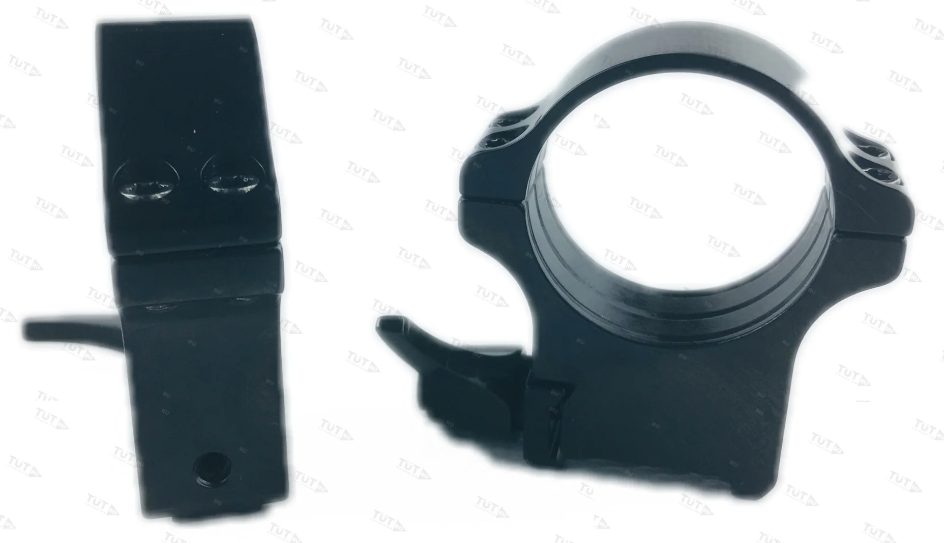 Кольца Rusan быстросъемные Prism 19мм (CZ550) на 30мм H15 рычажные (011-19-30-15-R)