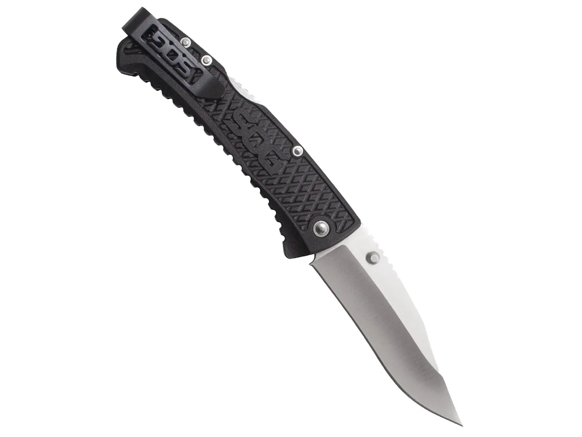 Нож складной SOG Traction, сталь 5Cr13MoV, рукоять GRN, блистер