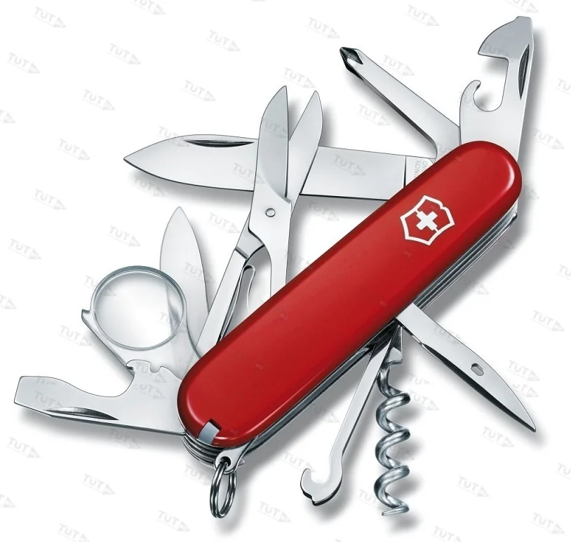 Нож перочинный Victorinox Explorer 91мм 16 функций красный