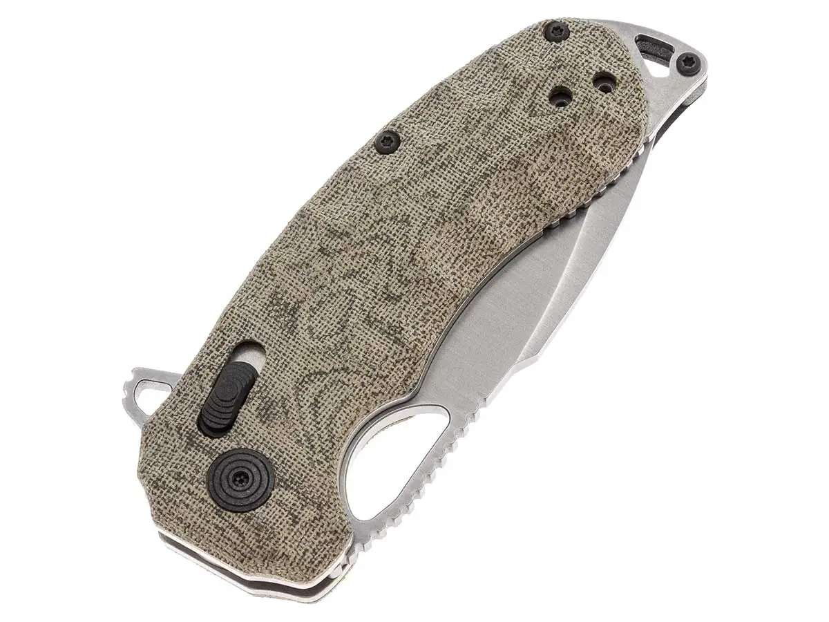 Нож складной SOG Kiku XR Satin, сталь CTS-XHP, рукоять микарта