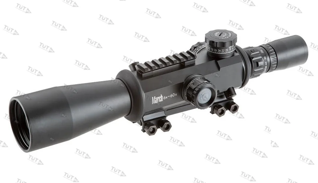 Прицел March Genesis 6-60x56 FFP, 0.05Mil (сетка FML-MT(Mil)) с подсветкой