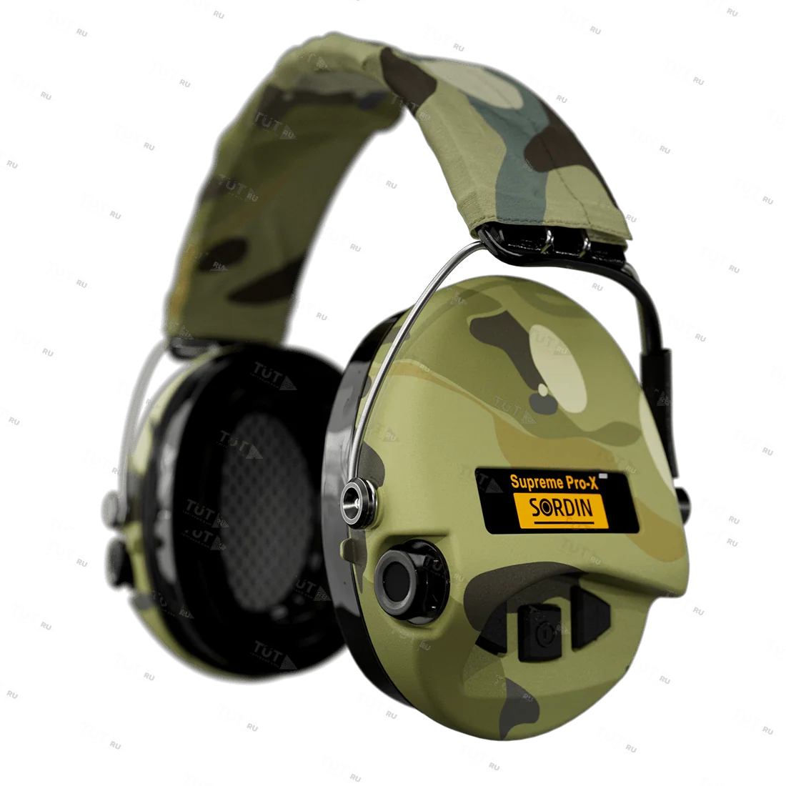 Активные наушники MSA Supreme PRO X LED CAMO cо встр. светодиодным фонарем; камуфл. 75302-X-08