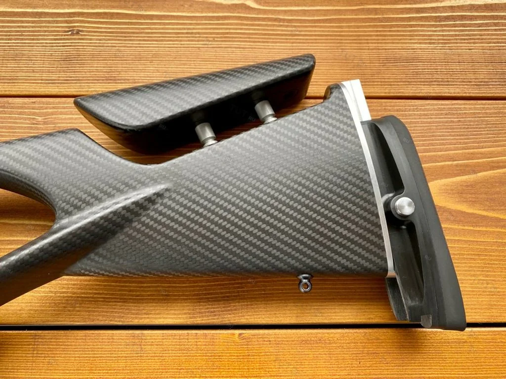 Карбоновый приклад с регулируемым подщечником и затыльником