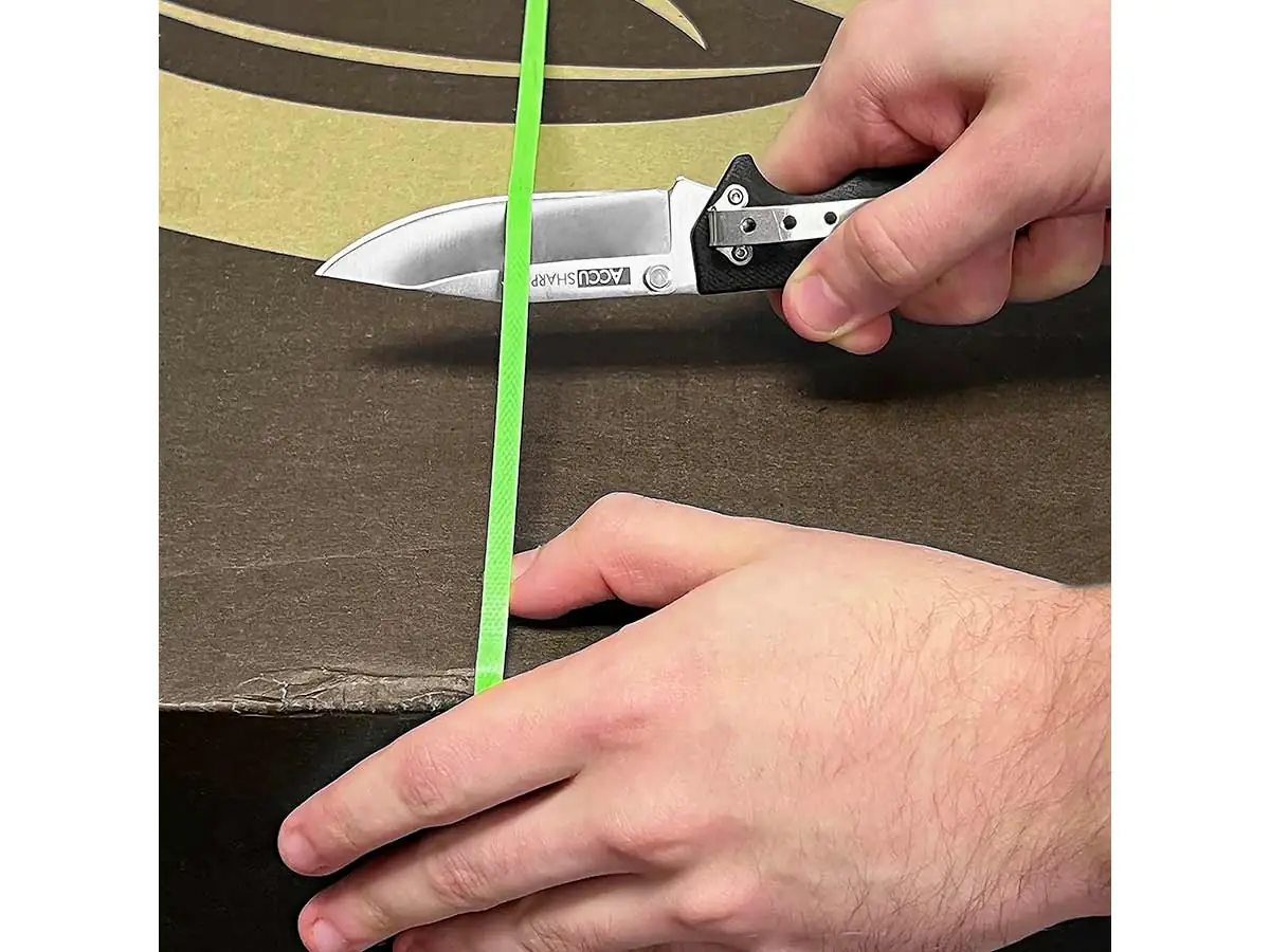 Нож складной AccuSharp Lockback Knife, нержавеющая сталь, G10, чёрный