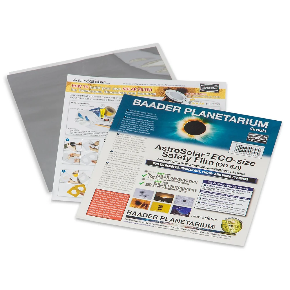 Пленка Baader AstroSolar (14х15,5 см)