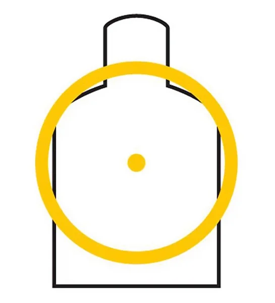 Прицел TRIJICON ACOG 1.5x16 short m16 base housing, amber ring and dot (TA44S-10)