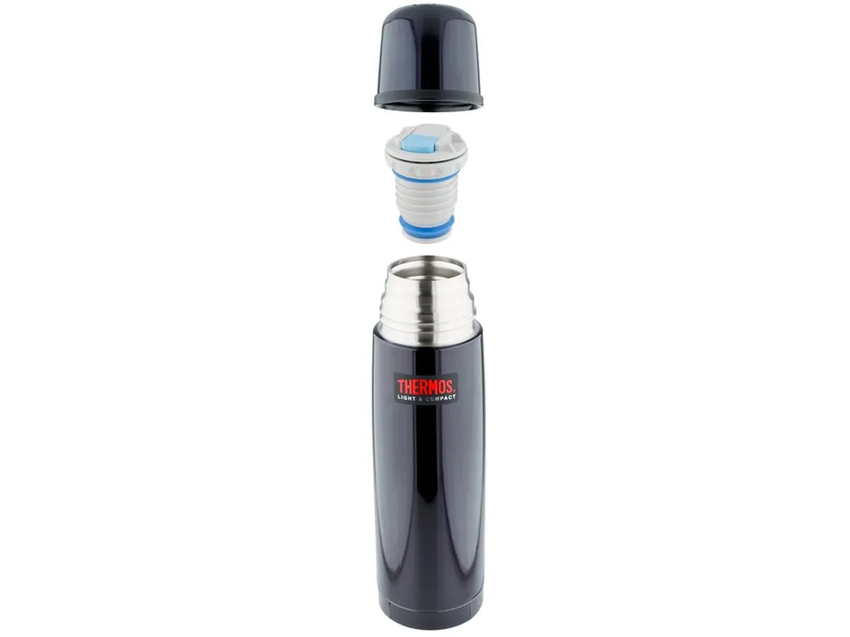 Термос для напитков THERMOS FBB-1000 BC 1L, синий Midnight Blue