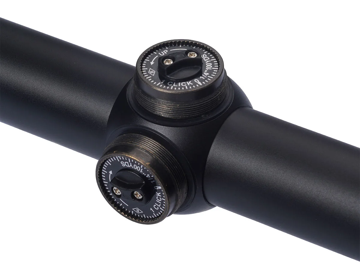 Прицел Gaut Quartz 4x32, сетка 3 (Mil-Dot) нить