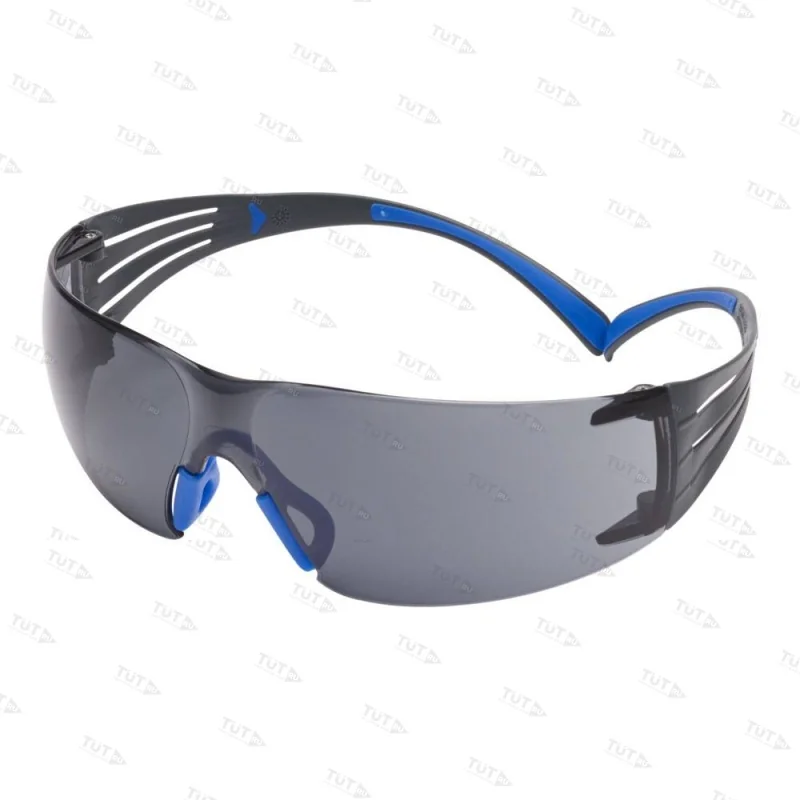 Очки Стрелковые 3M™ Securefit™ 401,Поликарбонат,Покрытие Scotchgard™ As-Af,Линзы Серые,19Г