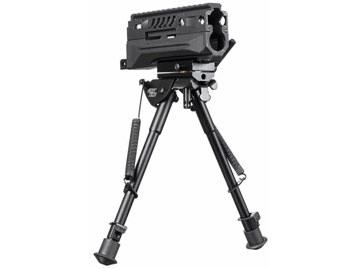 Сошки ShotTime на Weaver быстросъёмные поворотные H=23,5-36,5см