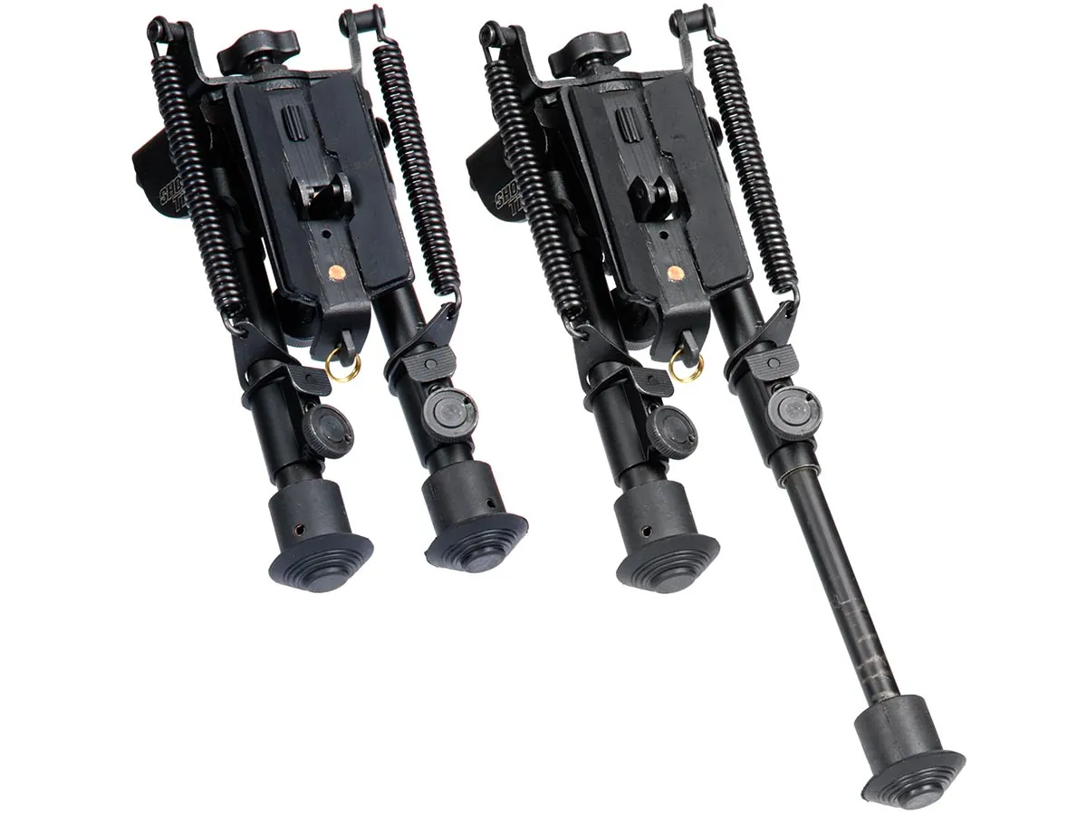 Сошки ShotTime на антабочный винт с качалкой H=14,7-21,5см