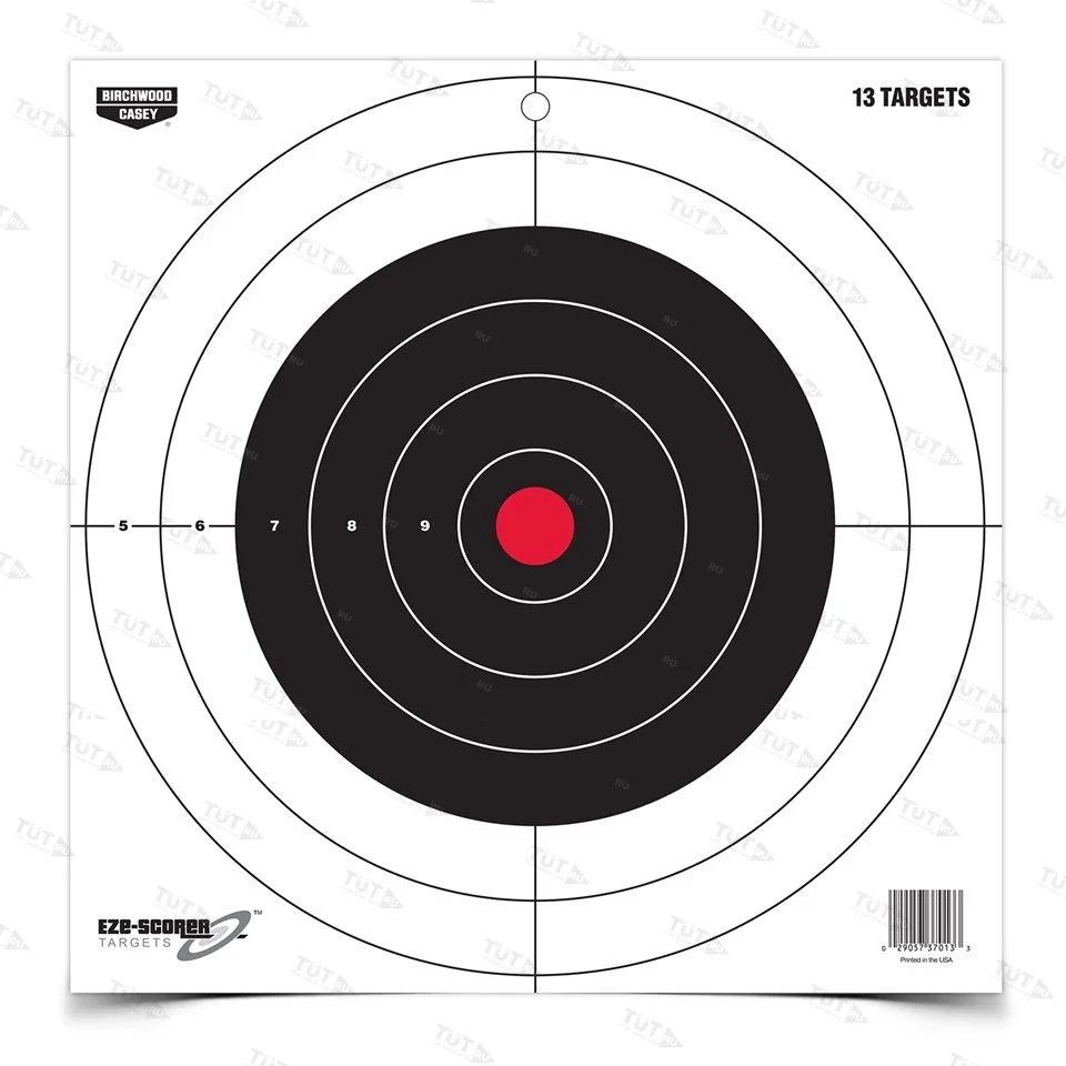 Мишень бумажная Birchwood Bull's-eye Paper Target 300мм (37013)