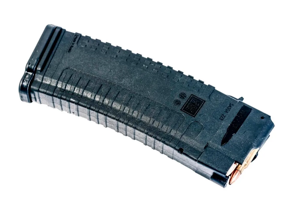 Магазин Pufgun На Сайга Мк223, 5,56Х45, 30 Патронов, Полиамид, Черный, 195Г.