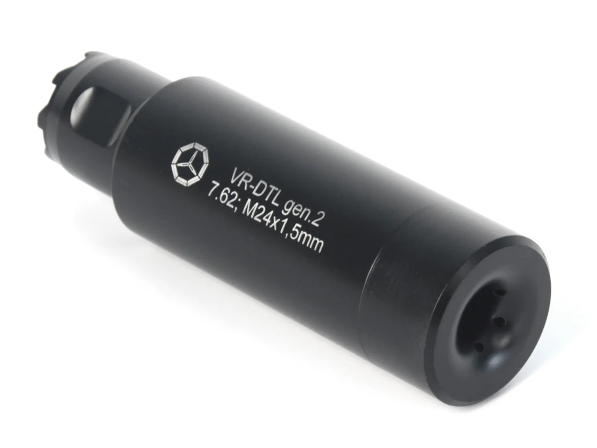 Дожигатель Вектор-7,62 VR-DTLS gen2 (сталь), М24х1,5,калибр 7.62
