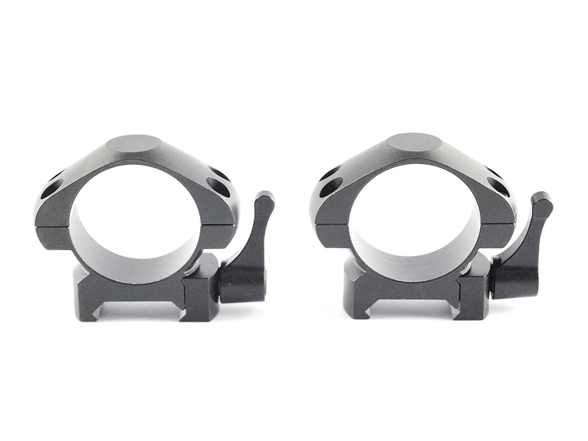 Кольца быстросъемные Nikko Stirling стальные D25,4мм, Weaver, низкие, рычажные