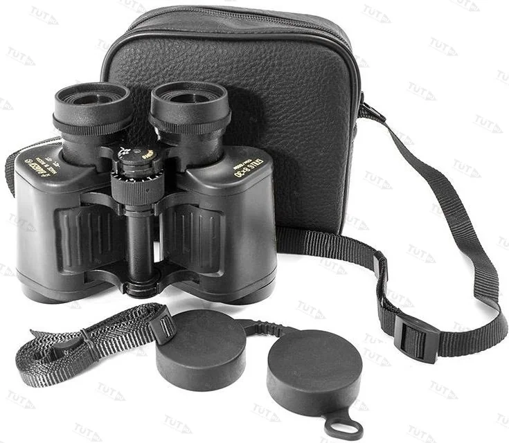 Бинокль БПЦ6 8x30 (обрезиненный корпус, рубиновое покрытие линз)