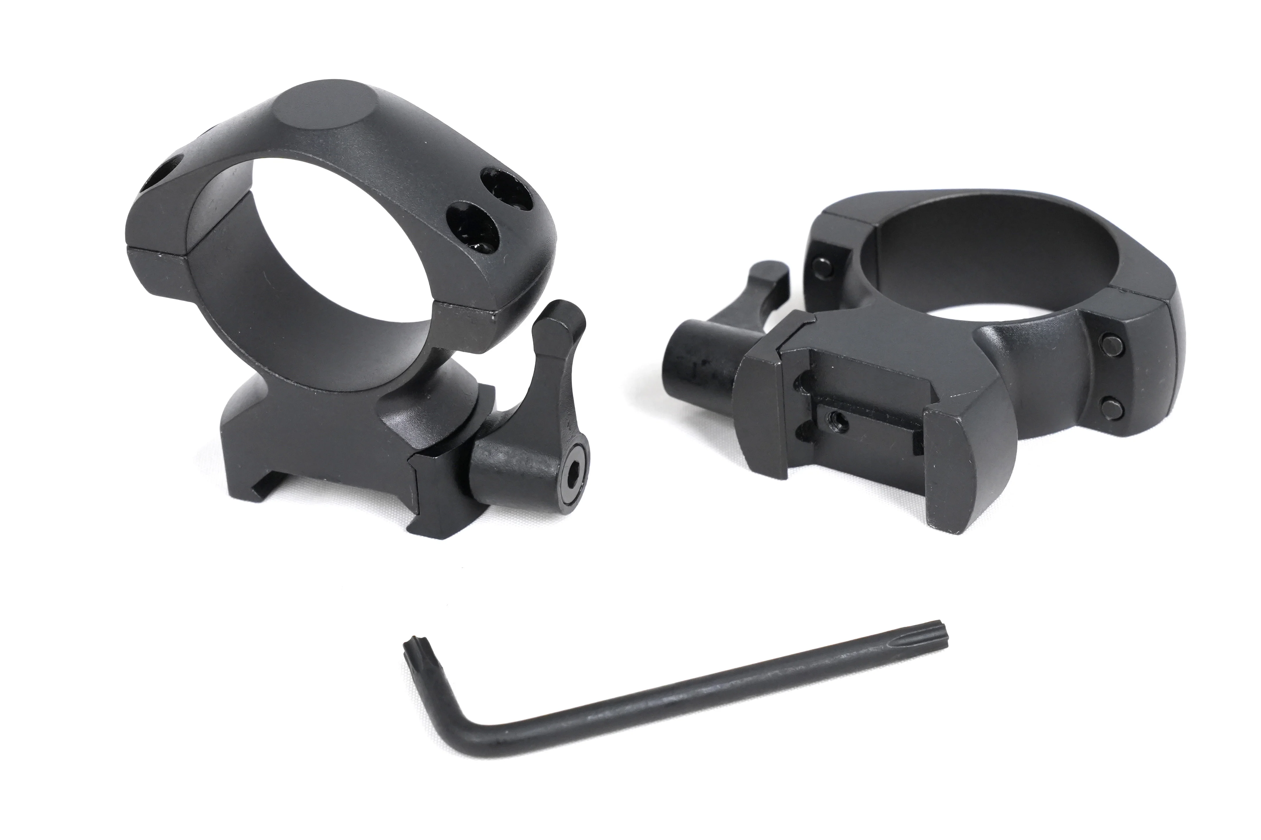 Кольца Arkon 30 мм быстросъемные на weaver / Аркон 30 мм быстросъемные на вивер стальные, высокие