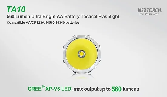 Фонарь Nextorch TA10 тактический, 560 люмен