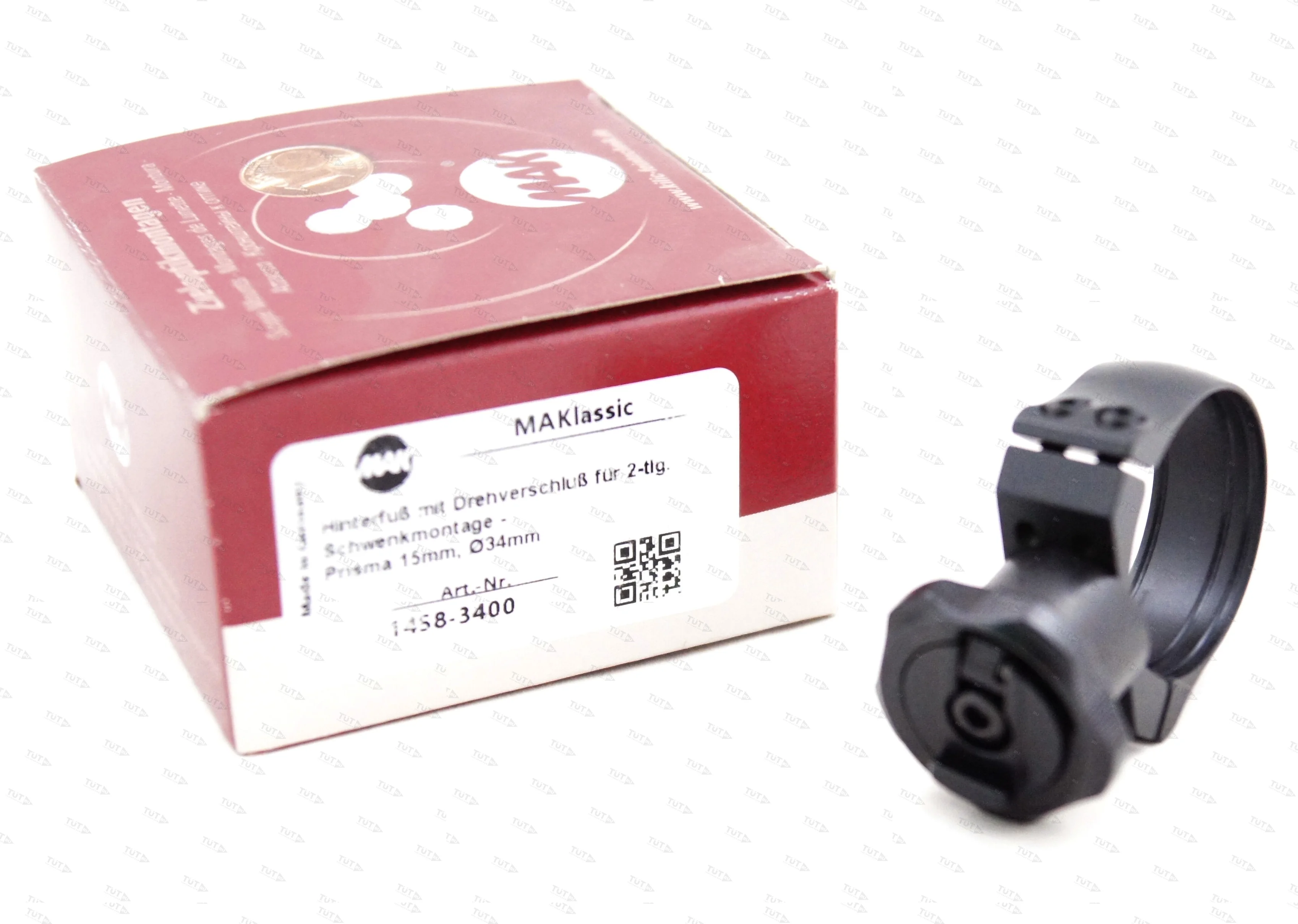 Задняя нога MAK  с кольцами 34 мм для быстросъемного основания