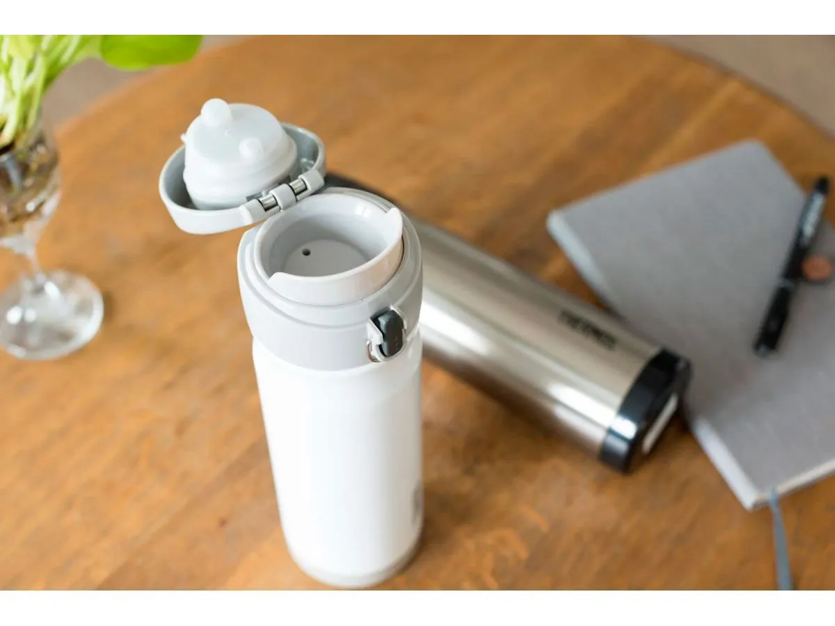 Термокружка THERMOS JMW-500 SGY 0.5L, откидной механизм, белый