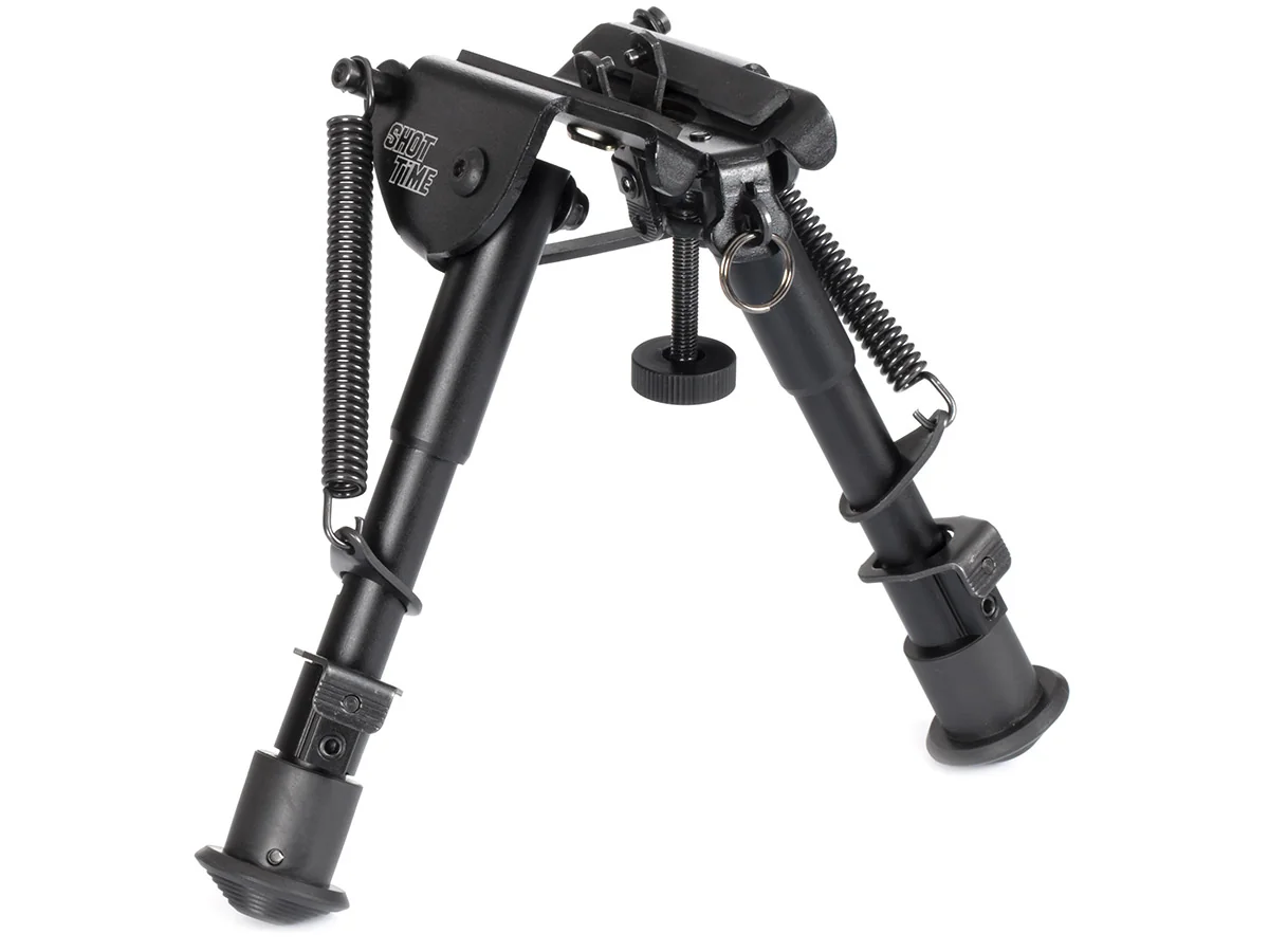 Сошки ShotTime на антабочный винт без качалки 5 позиций H=14-20,5см