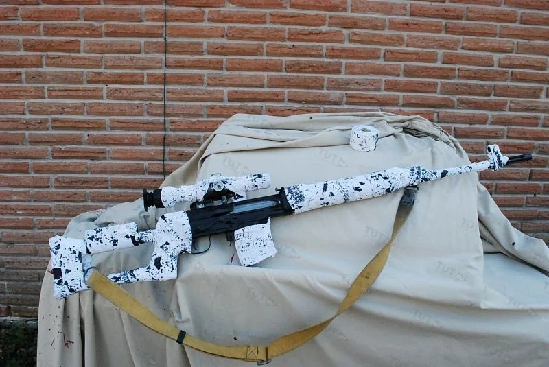 Камуфляжная многоразовая лента McNett Snow