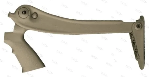 Приклад складной ATI Mossberg / Remington / Winchester / Maverick (цвет Tan / пластик)
