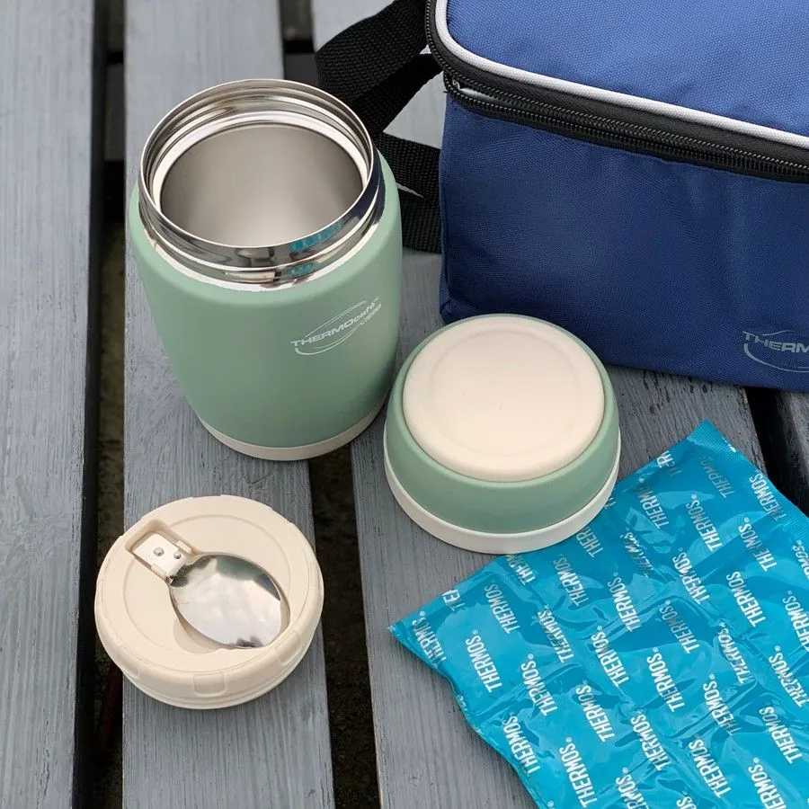 Термос для еды THERMOcafe DETC-400 0.4L, складная ложка