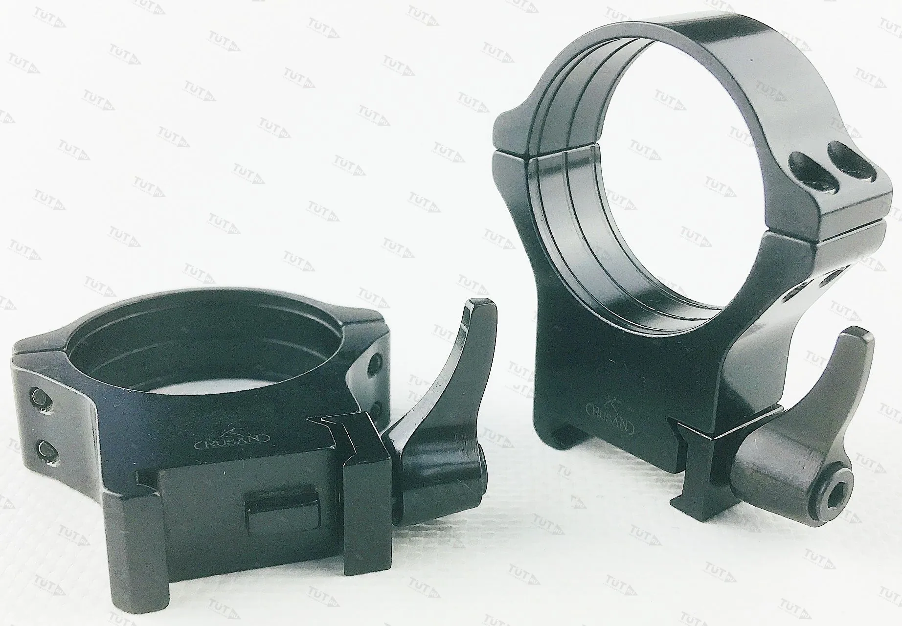 Кольца Rusan быстросъемные Weaver на 34мм H12 рычажные (050-34-12-R)