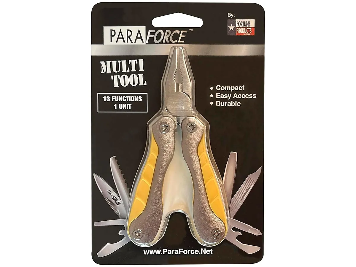 Мультиинструмент компактный AccuSharp ParaForce, 13 жёлтый