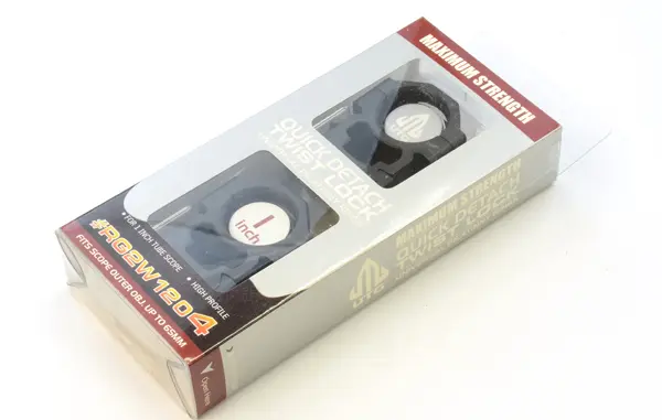 Кольца Leapers UTG 25,4 мм быстросъемные на Weaver с винтовым зажимом, высокие, 2 винта