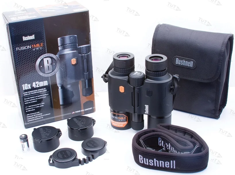 Бинокль-дальномер Bushnell FUSION 1 MILE ARC 10x42 (202310)