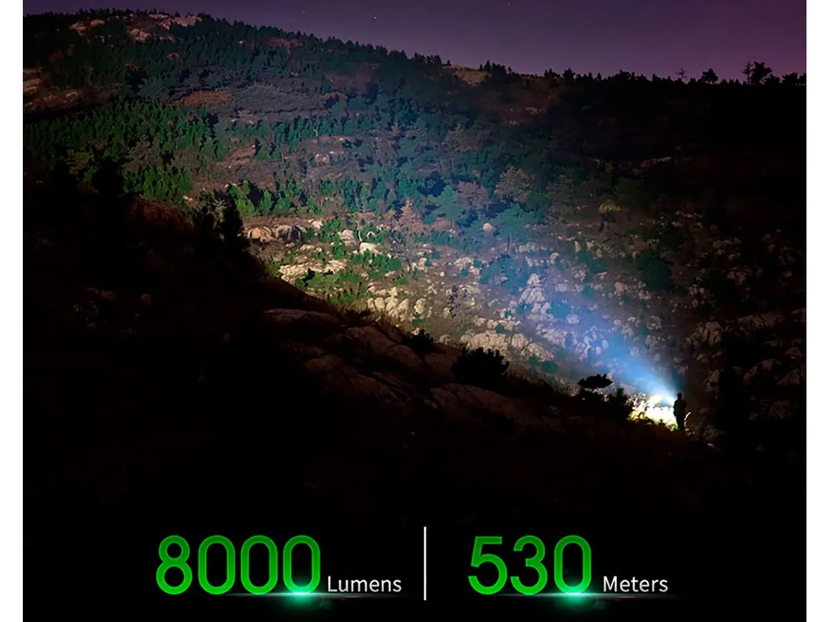 Фонарь Nextorch SAINT TORCH 30V2.0 поисковый, 8000 люмен