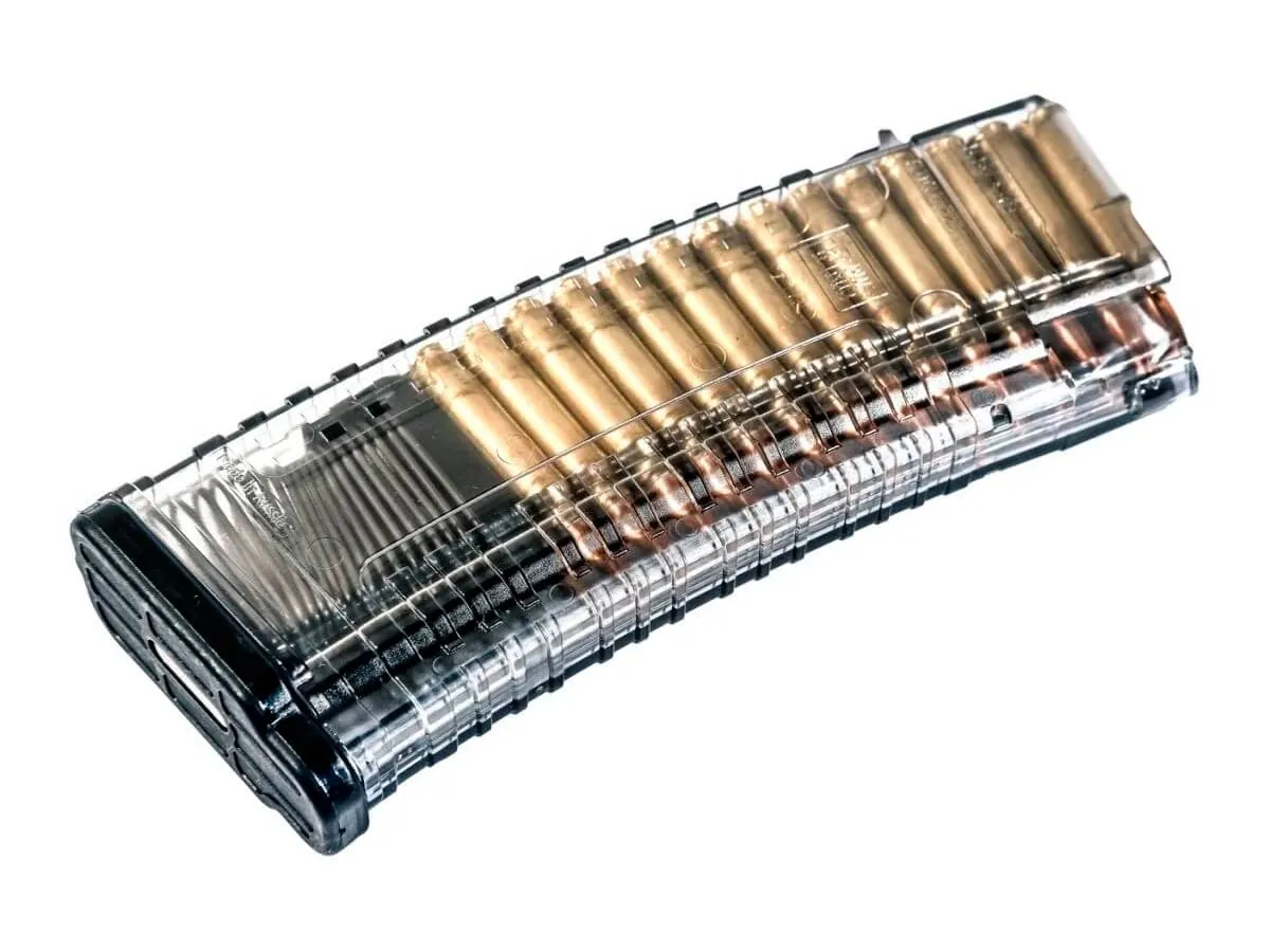 Магазин Pufgun На Сайга Мк223, 5,56Х45, 30 Патронов, Поликарбонат, Прозрачный, 187Г.