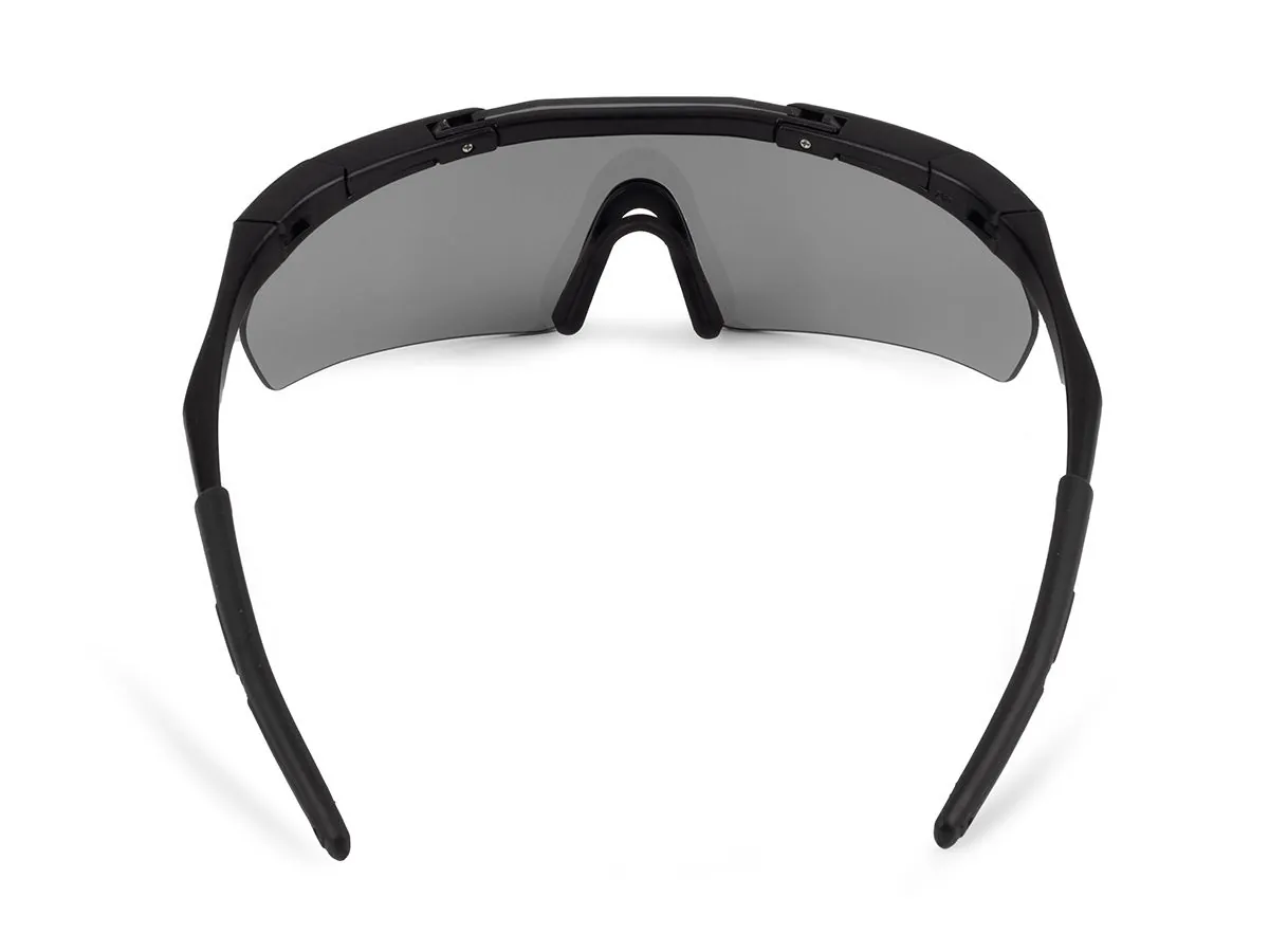 Очки стрелковые ShotTime Lynx, защитные, чёрные, комплект с 3 линзами