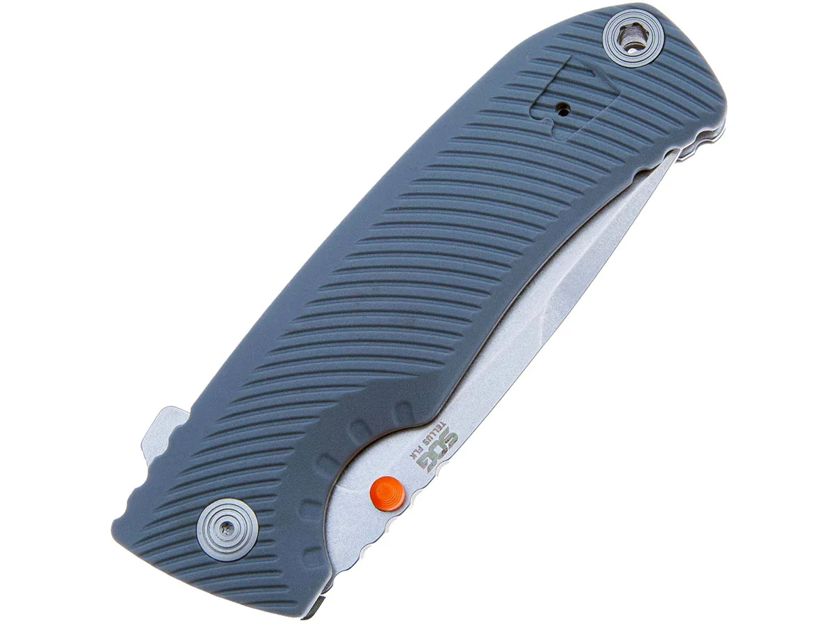 Нож складной SOG Tellus FLK Wolf Gray, сталь Cryo 440C, рукоять GRN,блистер