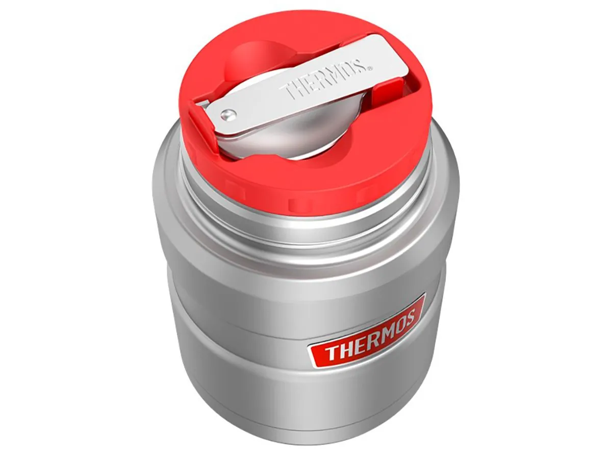 Термос для еды THERMOS KING SK-3020 RCMS 0.71L, складная ложка, сталь