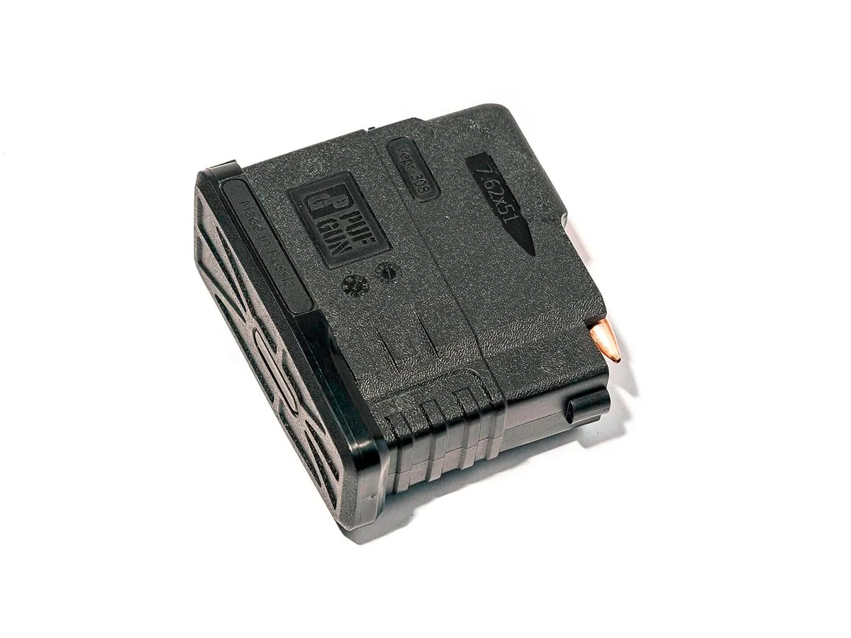 Магазин Pufgun На Вепрь-308, 7,62Х51, 5 Патронов, Полимер, Черный, 90Гр.