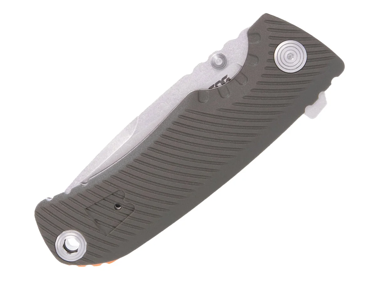 Нож складной SOG Tellus ATK Olive Drab+Blaze Orange,сталь Cryo 440C,блистер