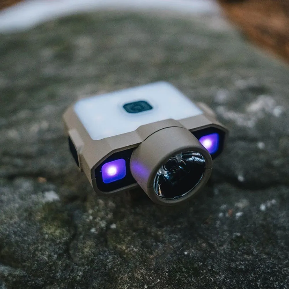 Фонарь налобный Capon 120D UV цв. Tan