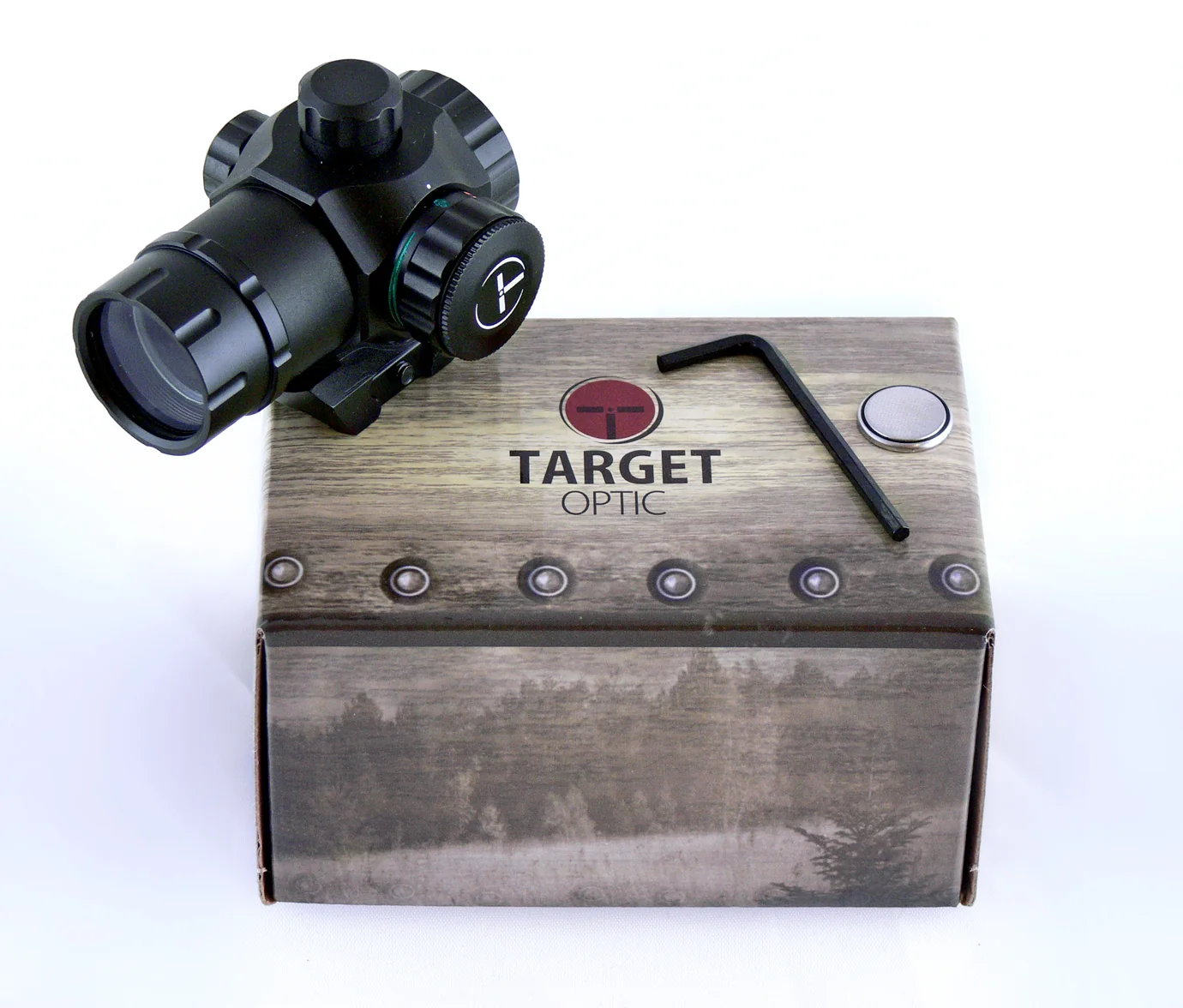 Коллиматор Target Optic 1х22М закрытого типа, на Weaver
